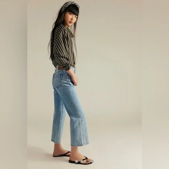 We The Free Sunny Afternoon Ankle Flare Jeans NWOT Size: 31 Color: Lazing About - Picture 3 of 6